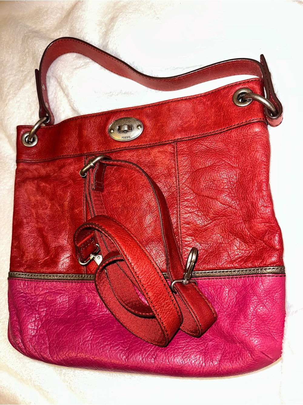 FOSSIL Hobo Satchel - Picture 5 of 15